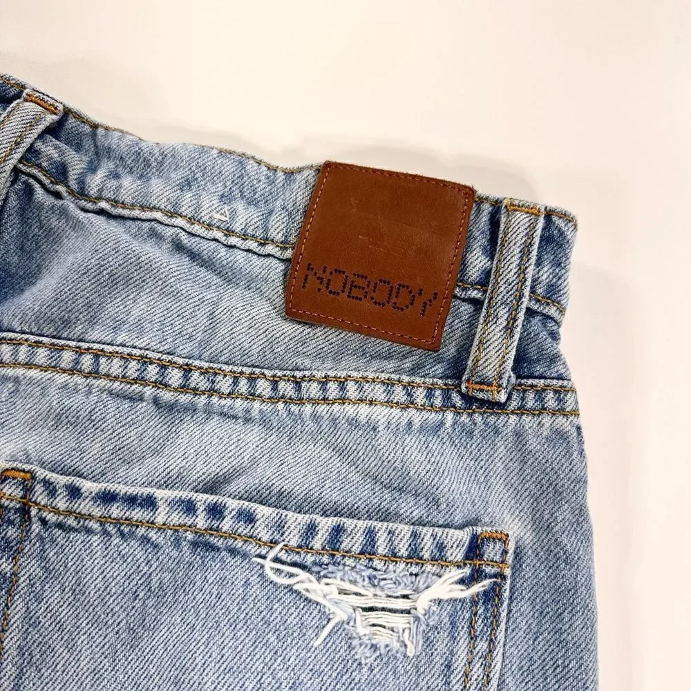 Nobody cut off jean skirt 28